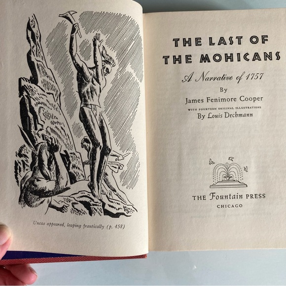 THE LAST OF THE MOHICANS Vintage Book by James Fenimore Cooper - Picture 5 of 7